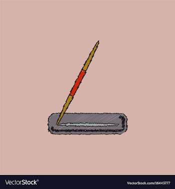 Javelin throw in hatching style vector image