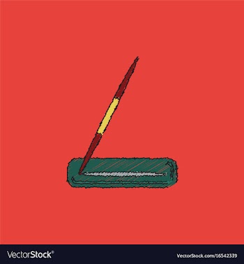 Javelin throw in hatching style vector image