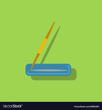 Javelin throw in sticker style vector image