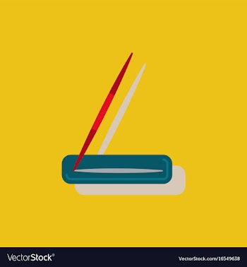 Javelin throw in sticker style vector image