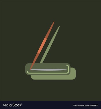 Javelin throw in sticker style vector image