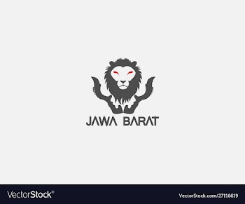 Jawa barat mascot - logo vector image