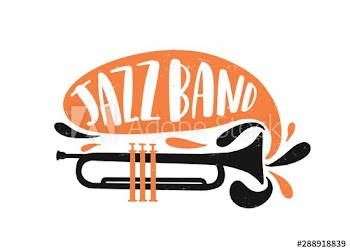 Jazz band hand drawn lettering
