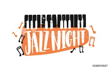Jazz night hand drawn lettering