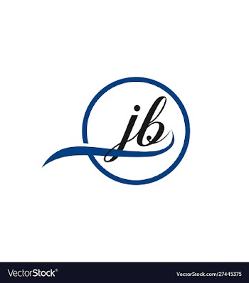 Jb logo vector image