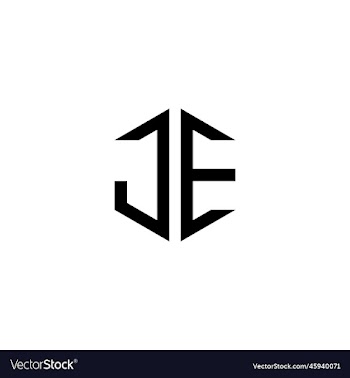 je hexagonal logo design