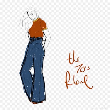 Jeans Illustration Shoulder Graphics Human behavior - jeans 