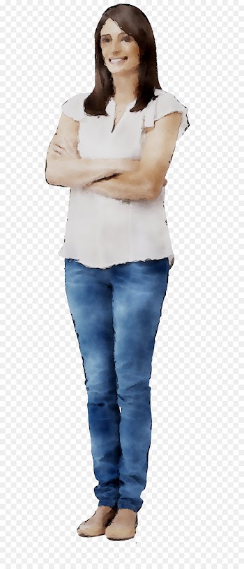 Jeans, Shoulder, Sleeve, Blue PNG
