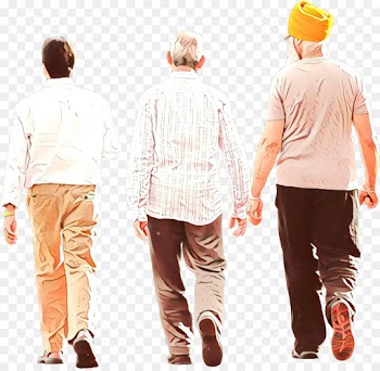 Jeans, Tshirt, Outerwear, Standing, Orange PNG