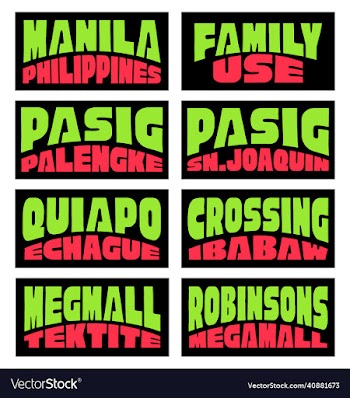 jeepney sign boards