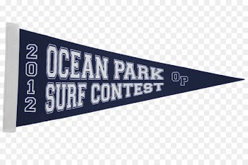 Jeff Ho Surfboards and Zephyr Productions Santa Monica Surfing Poster Skateboarding - pennant 