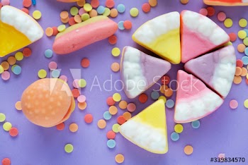 Jellies and sweets jelly cake