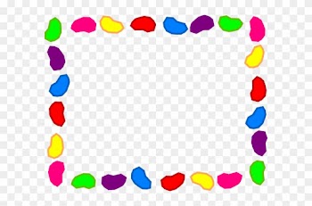 Jelly Bean Background Rainbow Clip Art At Clker - Jelly Bean Border Clip Art