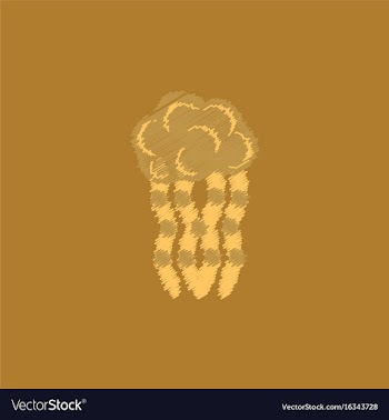Jellyfish in hatching style vector image