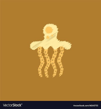 Jellyfish in hatching style vector image