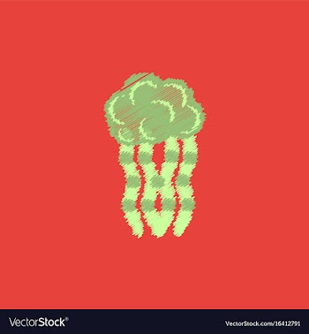 Jellyfish in hatching style vector image