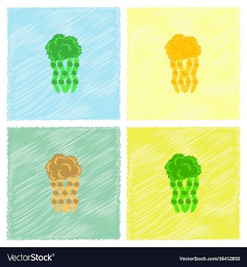 Jellyfish in hatching style vector image