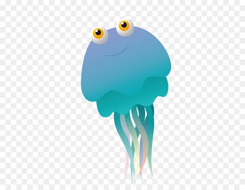 Jellyfish Octopus Cartoon Illustration - Cartoon jellyfish 
