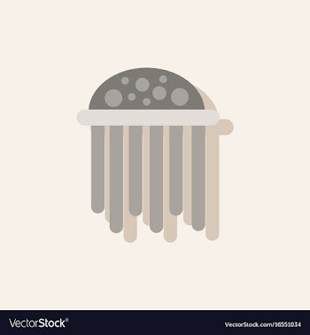 Jellyfish sticker vector image