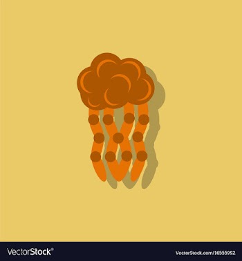 Jellyfish sticker vector image