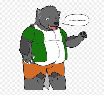 Jerald, The Big Wolf - Cartoon