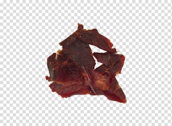 Jerky Bacon Beef Spice , Red seductive beef jerky transparent background PNG clipart