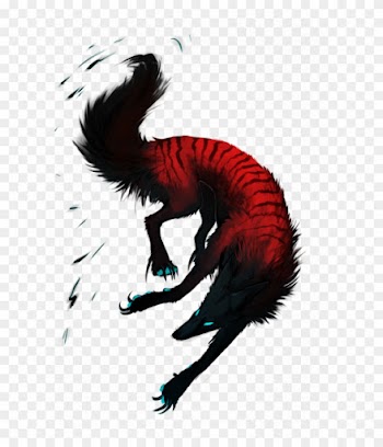 Jersey Devil By Wolf-goddess13 On Deviantart - Black And Red Wolf Art