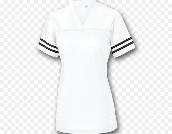 Jersey T-shirt Sleeve Collar - black and white volleyball sayings 