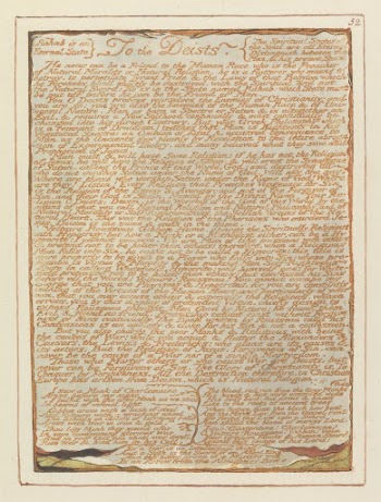Jerusalem, Plate 52, "To the Deists...." | Free Photo - rawpixel