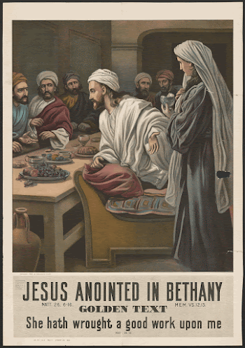 Jesus anointed in Bethany | Free Photo - rawpixel