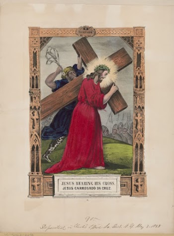 Jesus bearing his cross  | Free Photo - rawpixel