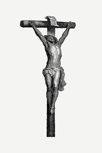Jesus Christ crucifix clipart, vintage | Free PSD Illustration - rawpixel