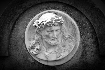Jesus Christ Embossed Decor on Gray Surface