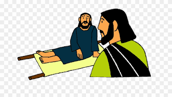 Jesus Heals The Paralytic Clip Art - Free Transparent PNG Clipart ...