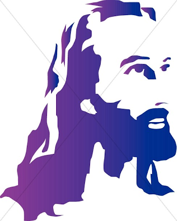 Jesus Outlined Face Clipart Free & Clip Art Images #11125 ...