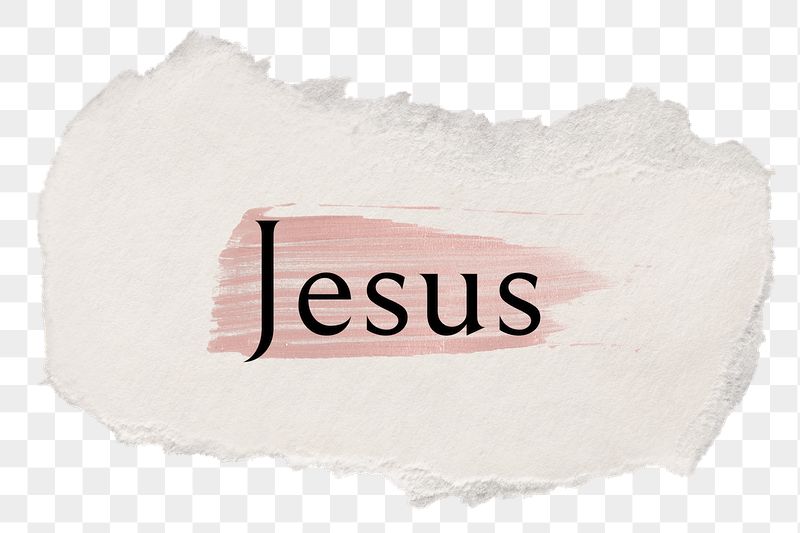 Jesus png word sticker typography, | Free PNG - rawpixel