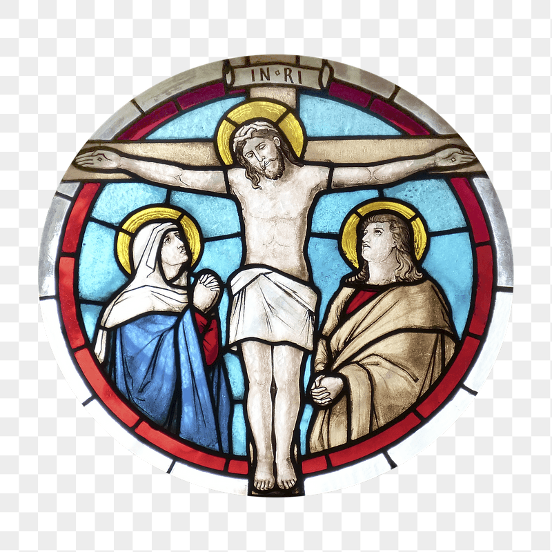 Jesus stained glass png sticker, | Free PNG - rawpixel
