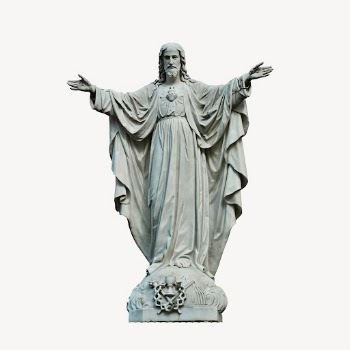Jesus statue clipart, vintage  | Free Vector - rawpixel