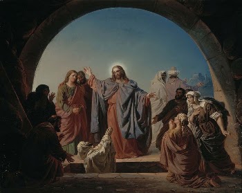 Jesus wakes lazarus, 1860, by Robert | Free Photo - rawpixel