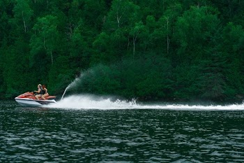 Jet Ski On Lake