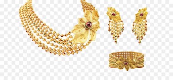 Jewellery Bride Gemstone Wedding Gold - Indian Jewellery PNG Clipart 