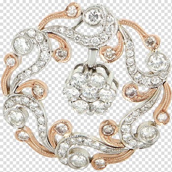 Jewellery Charms & Pendants Gold Carat Diamond, GOLD ROSE transparent background PNG clipart