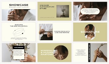 Jewelry shop presentation templates, minimal | Free PSD - rawpixel