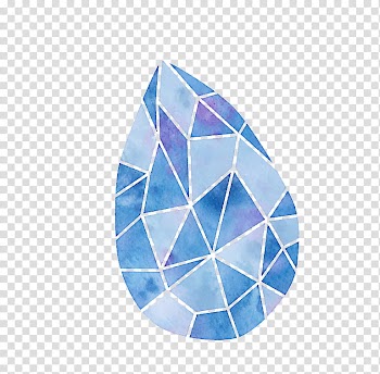 Jewels, blue and white abstract painting transparent background PNG clipart