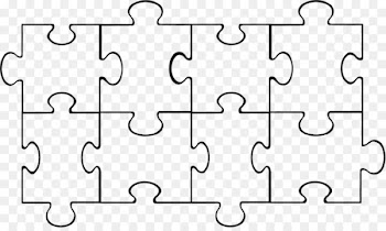 Jigsaw puzzle Coloring book Clip art - Puzzle Template 