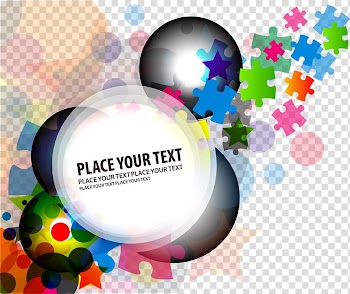 Jigsaw puzzle Graphic design, Hand painted colorful circle transparent background PNG clipart