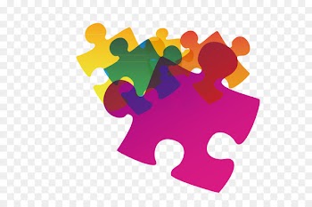 Jigsaw Puzzles Clip art - Colorful puzzle 