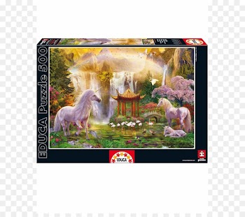 Jigsaw Puzzles Educa Borràs Unicorn Painting - unicorn 