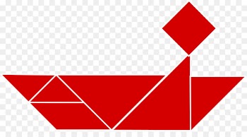 Jigsaw Puzzles, Tangram, Game, Red, Line PNG