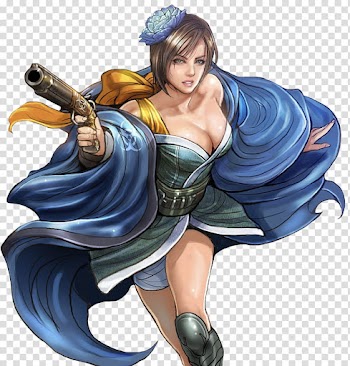 Jill Valentine Onimusha Soul, female anime illustration transparent background PNG clipart